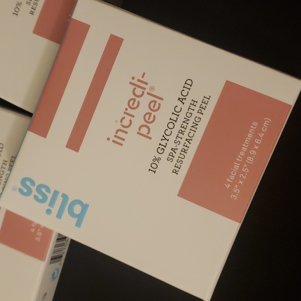 Bundle! 3 bliss 4ct That's Incredi-peel Glycolic Acid Resurfacing Pads - Picture 8 of 12